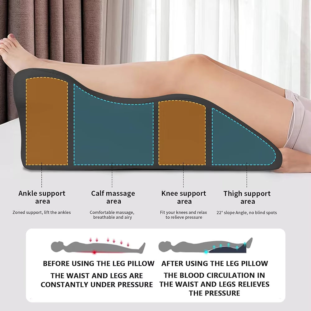 Bed Wedge Pillow for Acid Reflux, Sleeping & Reading