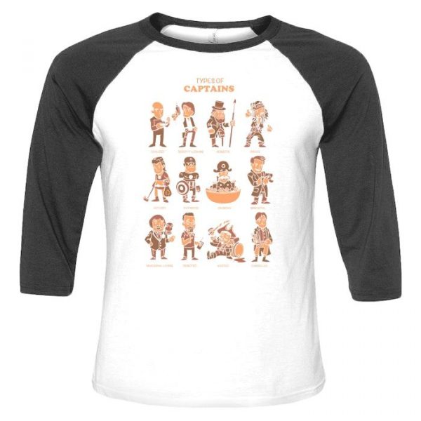 Types Of Captains Stawar T Shirt #8