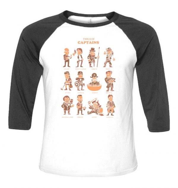 Types Of Captains Stawar T Shirt #8