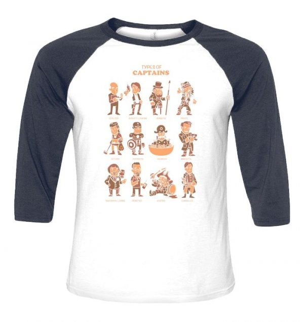 Types Of Captains Stawar T Shirt #8 - Image 3