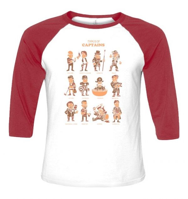 Types Of Captains Stawar T Shirt #8 - Image 4