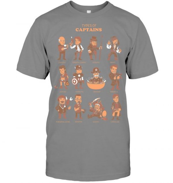 Types Of Captains Stawar T Shirt #6 - Image 2