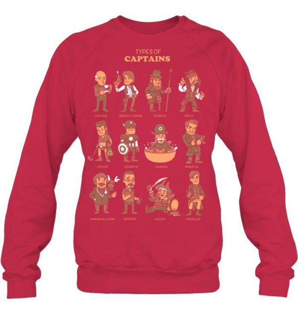 Types Of Captains Stawar T Shirt #7 - Image 5