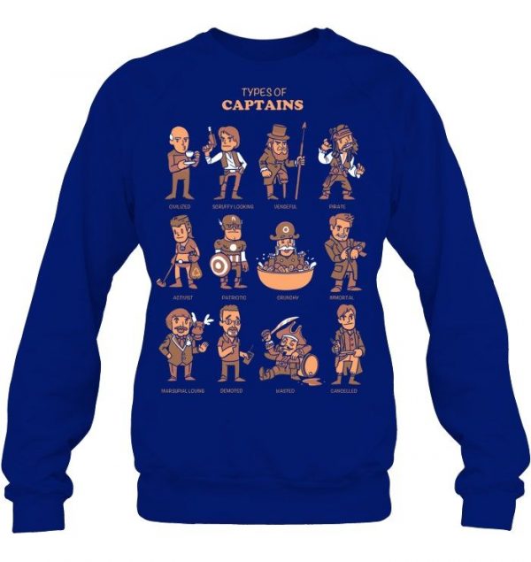 Types Of Captains Stawar T Shirt #7 - Image 6