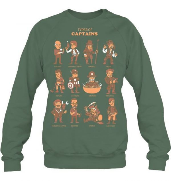 Types Of Captains Stawar T Shirt #7 - Image 9
