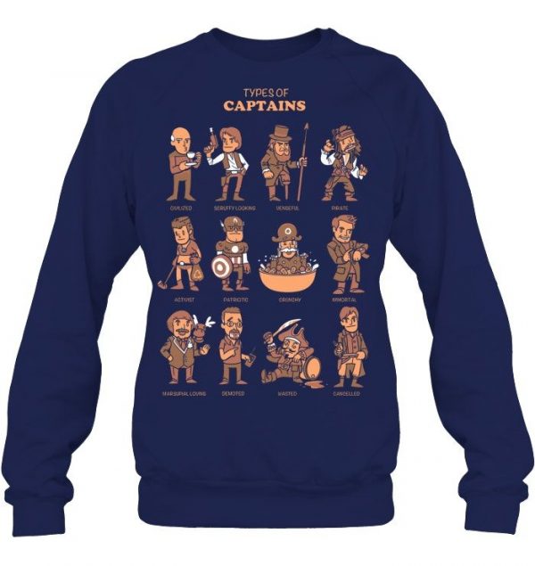 Types Of Captains Stawar T Shirt #7 - Image 10
