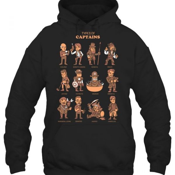 Types Of Captains Stawar T Shirt#10