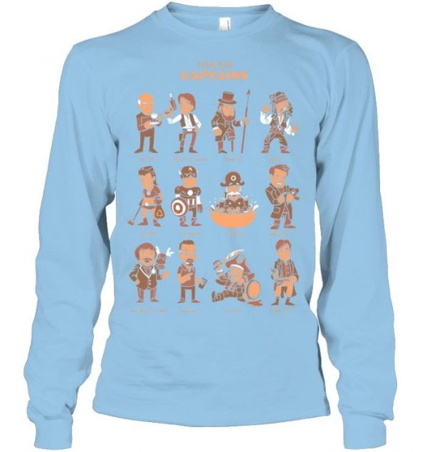 Types Of Captains Stawar T Shirt #11 - Image 6