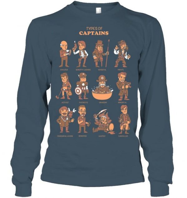 Types Of Captains Stawar T Shirt#2 - Image 3