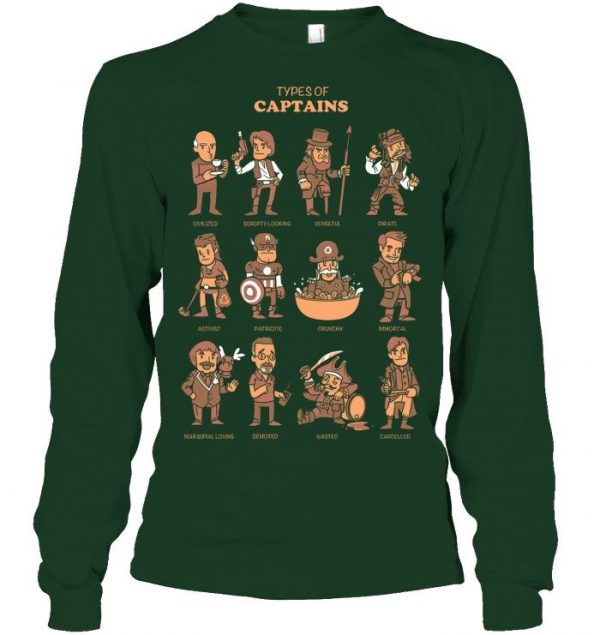 Types Of Captains Stawar T Shirt#2 - Image 4