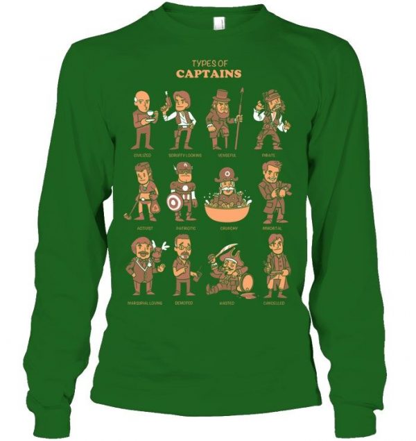 Types Of Captains Stawar T Shirt#2 - Image 6