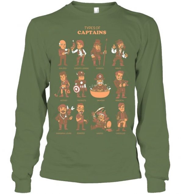 Types Of Captains Stawar T Shirt#2 - Image 9