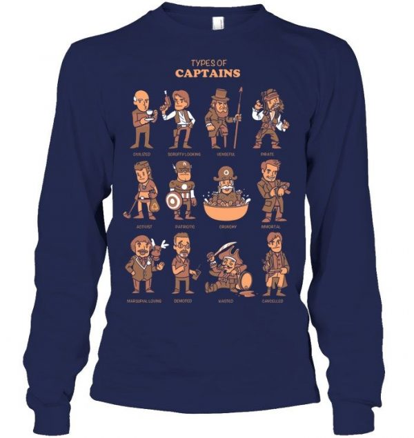 Types Of Captains Stawar T Shirt#2 - Image 10