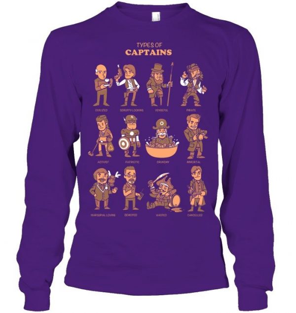 Types Of Captains Stawar T Shirt#2 - Image 11