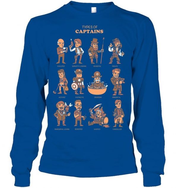 Types Of Captains Stawar T Shirt#2 - Image 13