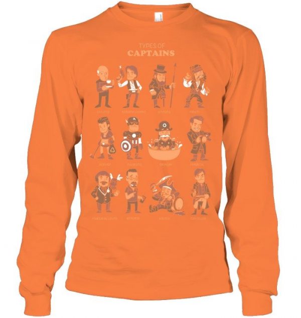 Types Of Captains Stawar T Shirt#2 - Image 14