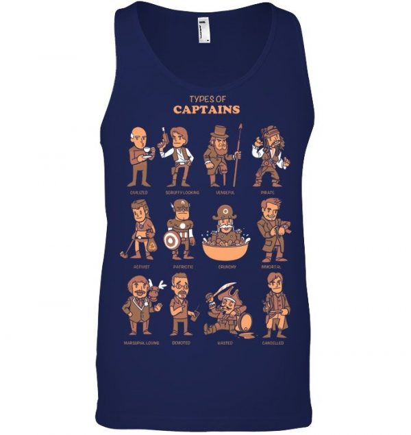 Types Of Captains Stawar T Shirt #9 - Image 4