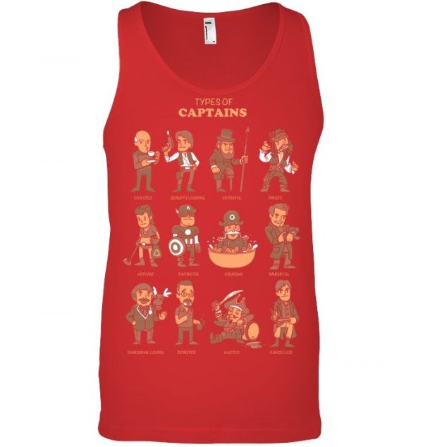 Types Of Captains Stawar T Shirt #9 - Image 5