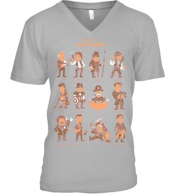 Types Of Captains Stawar T Shirt #4 - Image 2