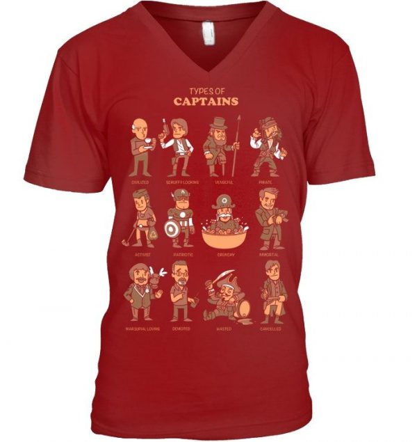 Types Of Captains Stawar T Shirt #4 - Image 6