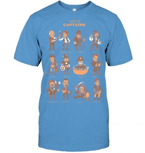 Types Of Captains Stawar T Shirt - Image 4
