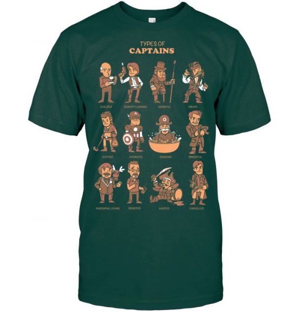 Types Of Captains Stawar T Shirt - Image 6