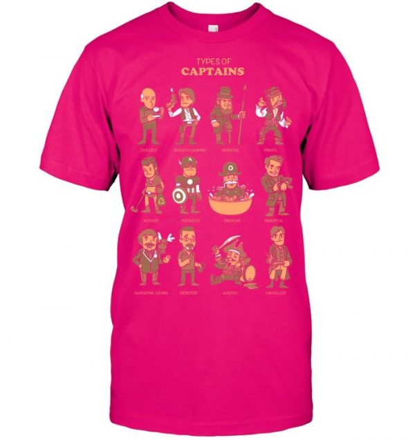 Types Of Captains Stawar T Shirt - Image 11