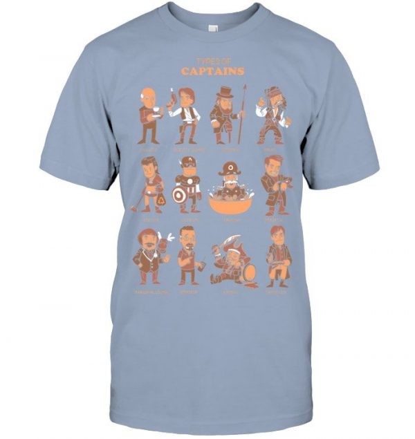 Types Of Captains Stawar T Shirt - Image 13