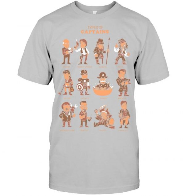 Types Of Captains Stawar T Shirt - Image 14