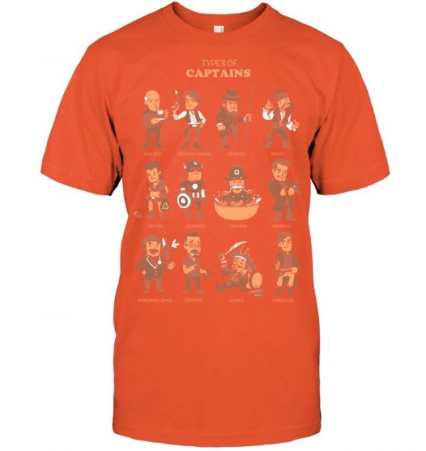 Types Of Captains Stawar T Shirt - Image 17