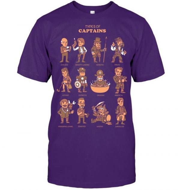 Types Of Captains Stawar T Shirt - Image 19