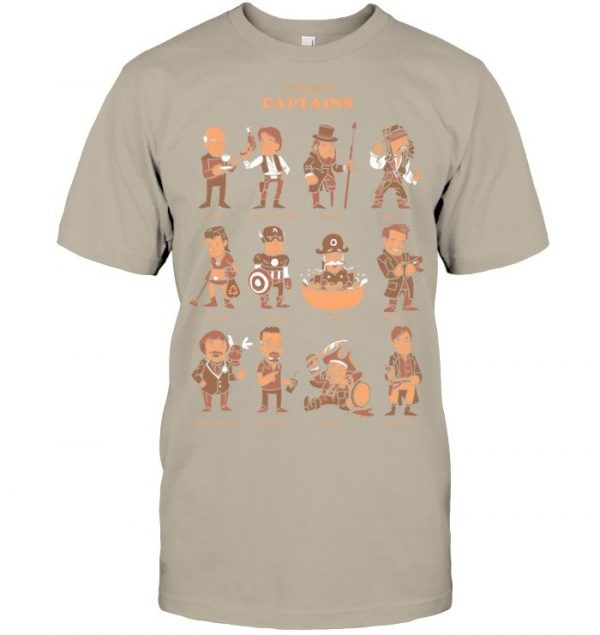 Types Of Captains Stawar T Shirt - Image 20
