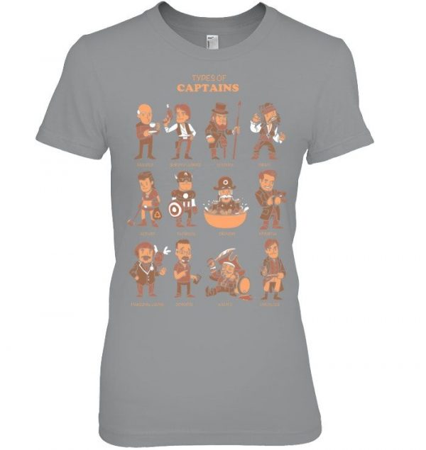 Types Of Captains Stawar T Shirt #3 - Image 6