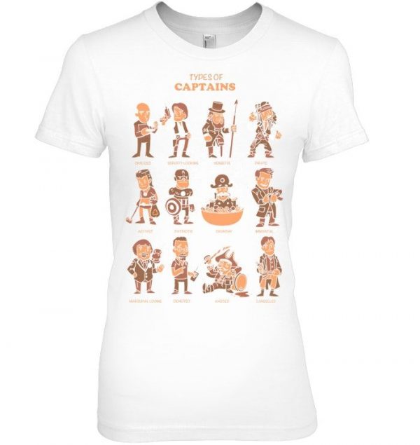 Types Of Captains Stawar T Shirt #3 - Image 9