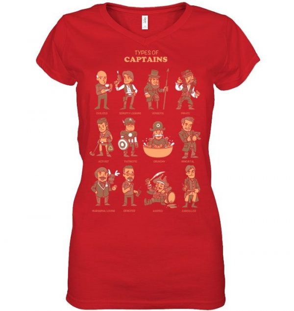 Types Of Captains Stawar T Shirt #1 - Image 2