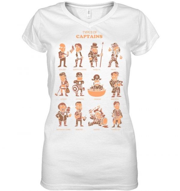 Types Of Captains Stawar T Shirt #1 - Image 5